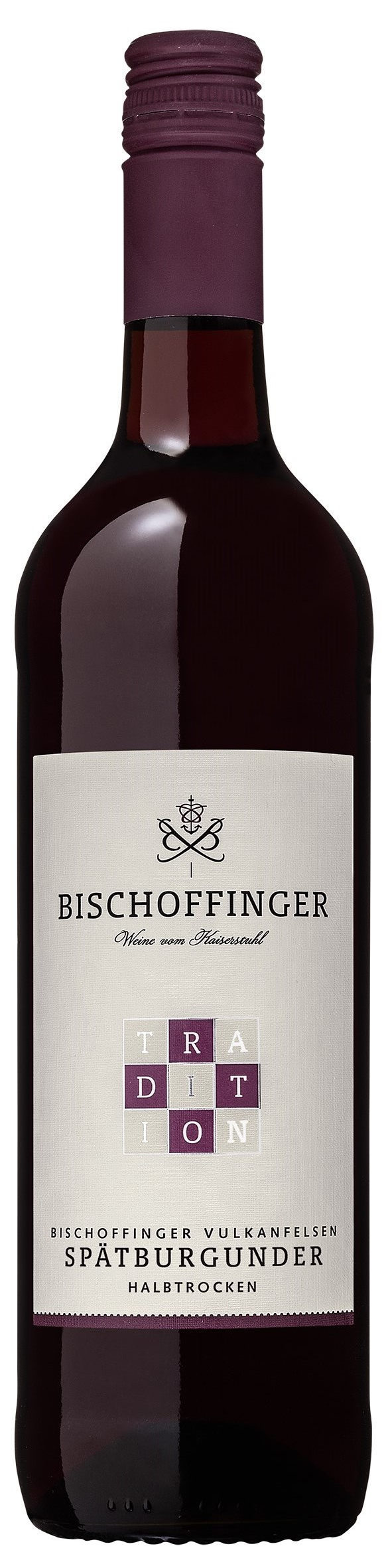 Bischoffinger Spätburgunder Rotwein Tradition halbtrocken,0,75l