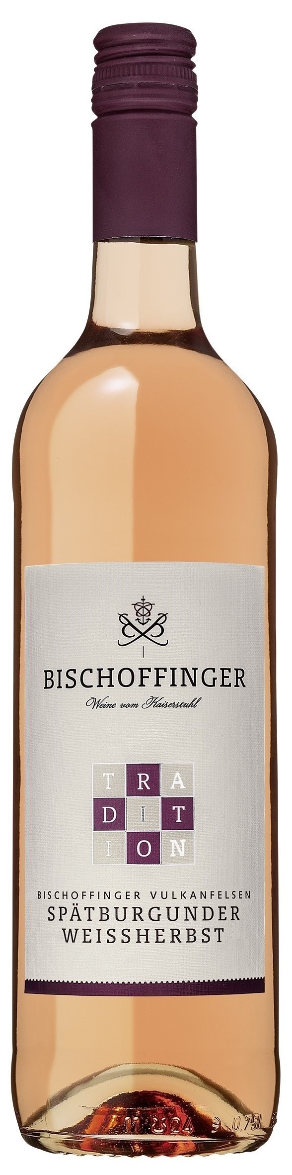 Bischoffinger Spätburgunder Weißherbst TD QbA, 0,75 l