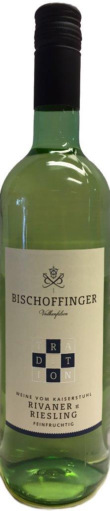 Bischoffinger Rivaner & Riesling TD QbA feinfruchtig, 0,75 l